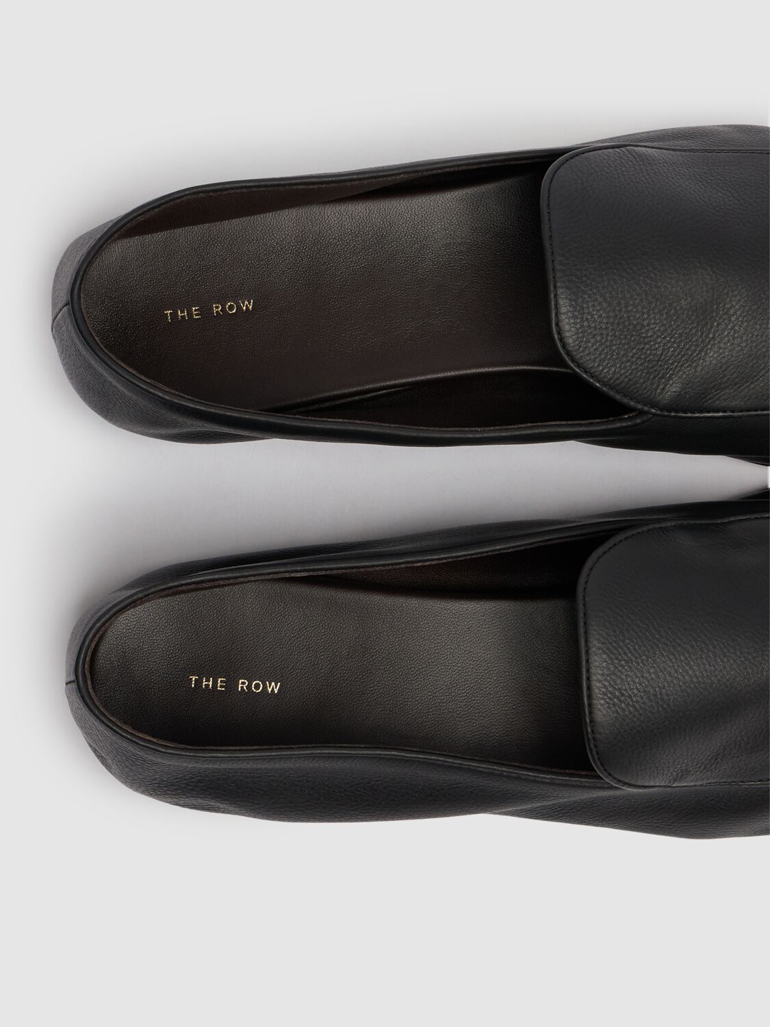 The Row Awar Flat Loafers In Black