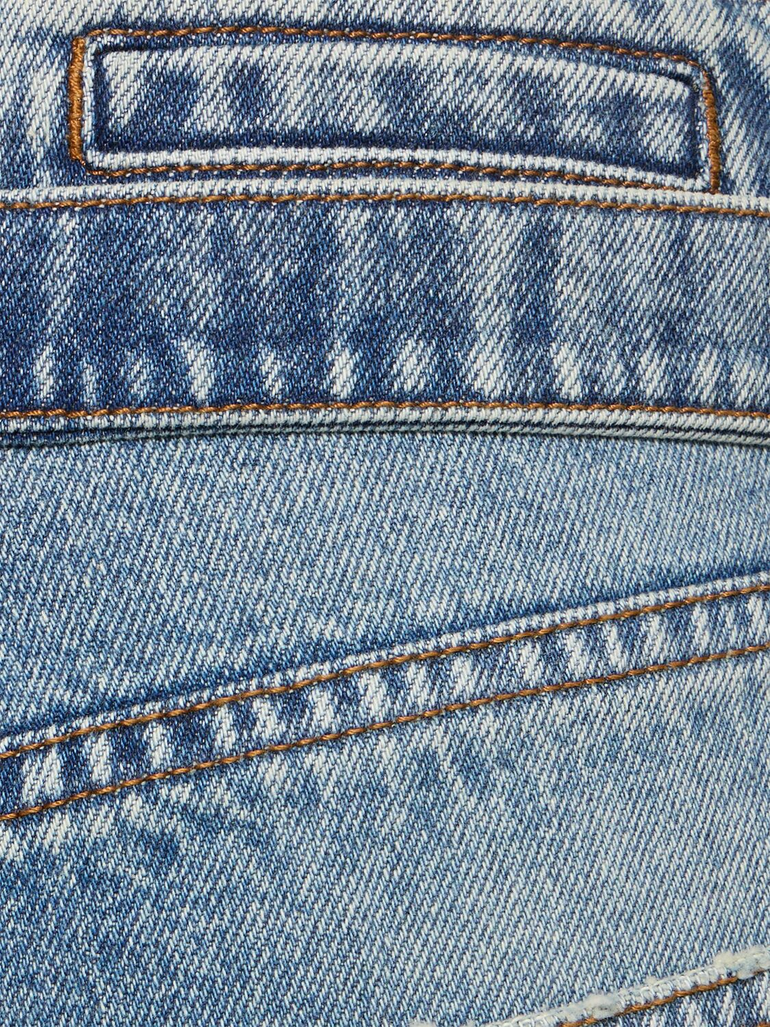 Proenza Schouler Ellsworth Denim Wide Jeans In Blue