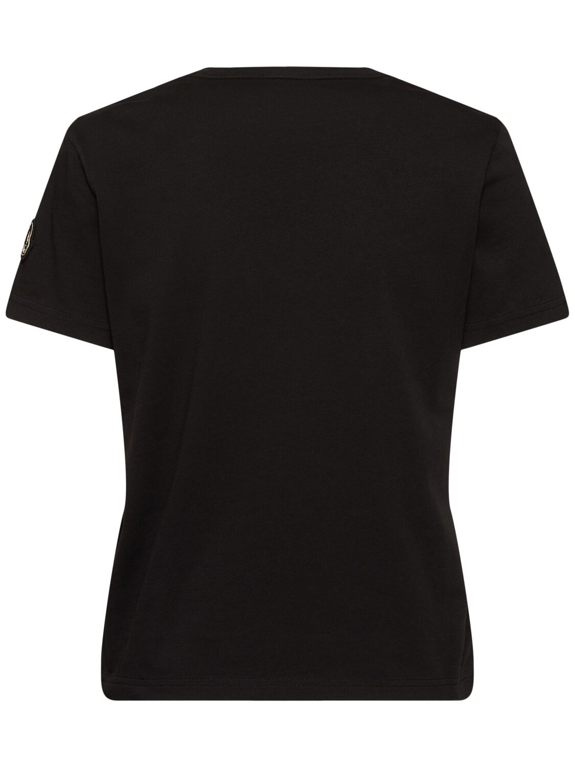 Moncler Cny Heavy Cotton Jersey T-shirt In Black