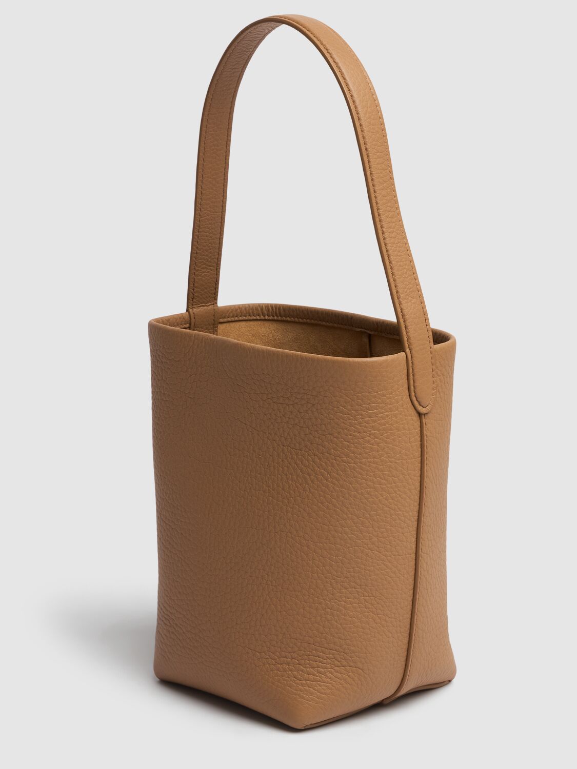 The Row Small N/s Park Grained Leather Tote In Sand