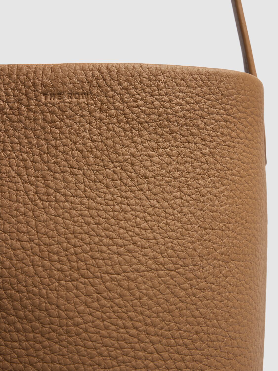 The Row Small N/s Park Grained Leather Tote In Sand