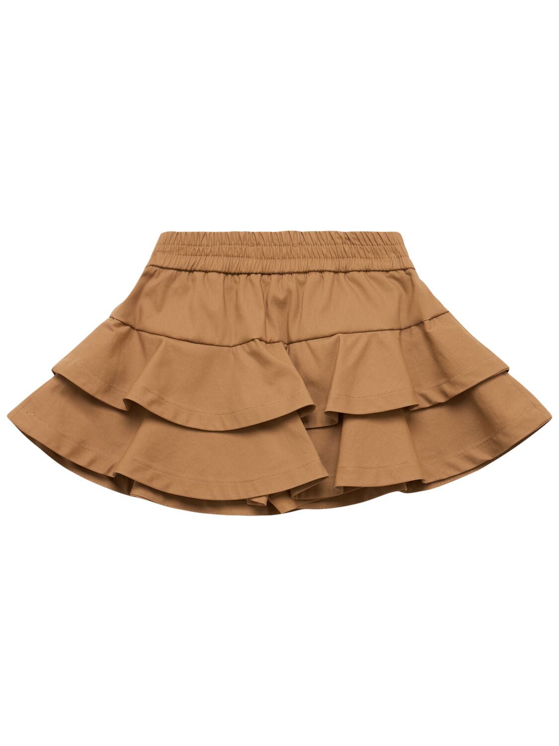 MONNALISA LEVANTINA RUFFLED MINI SKIRT 