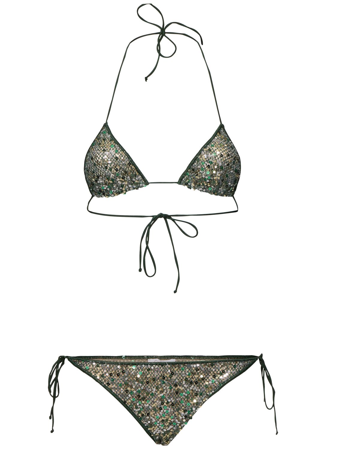 Embellished Triangle Bikini