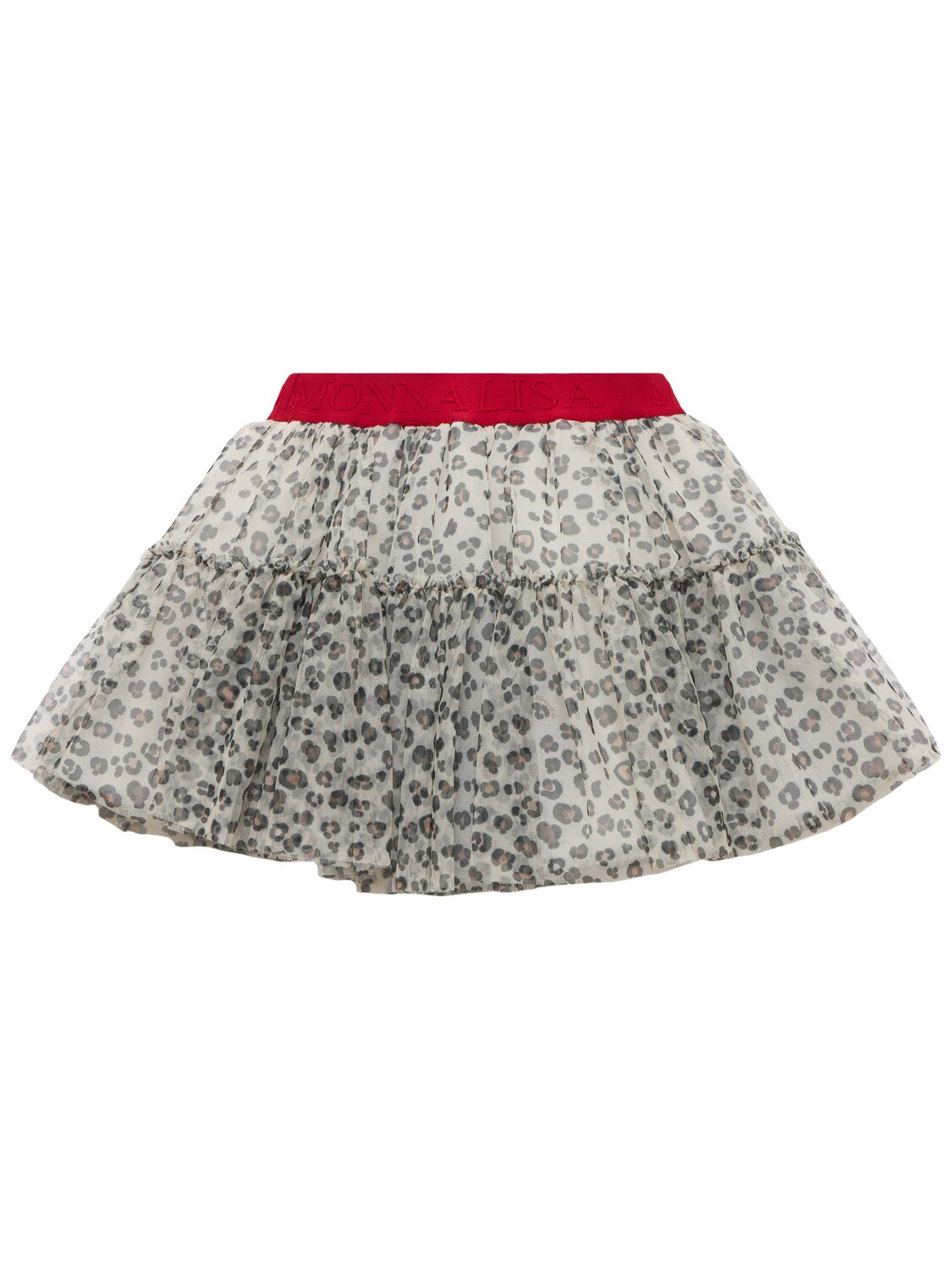 MONNALISA PRINTED TULLE SKIRT 