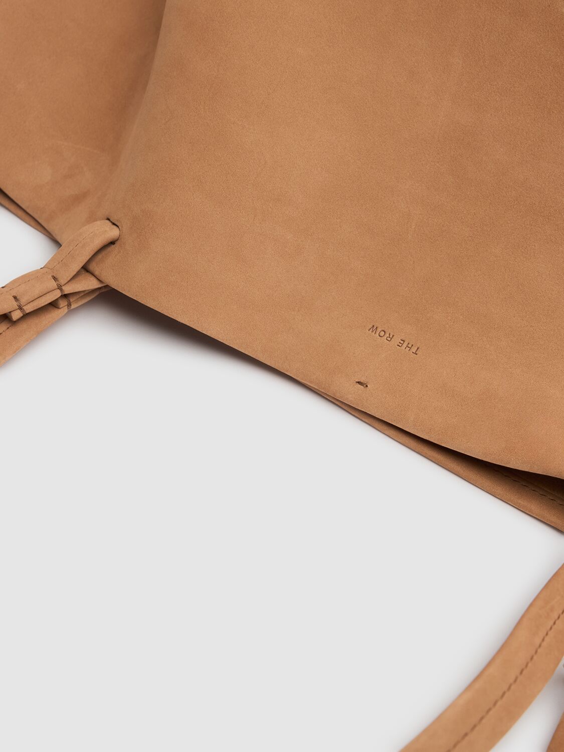 The Row Park Three Nubuk Leather Tote Bag In Hazel