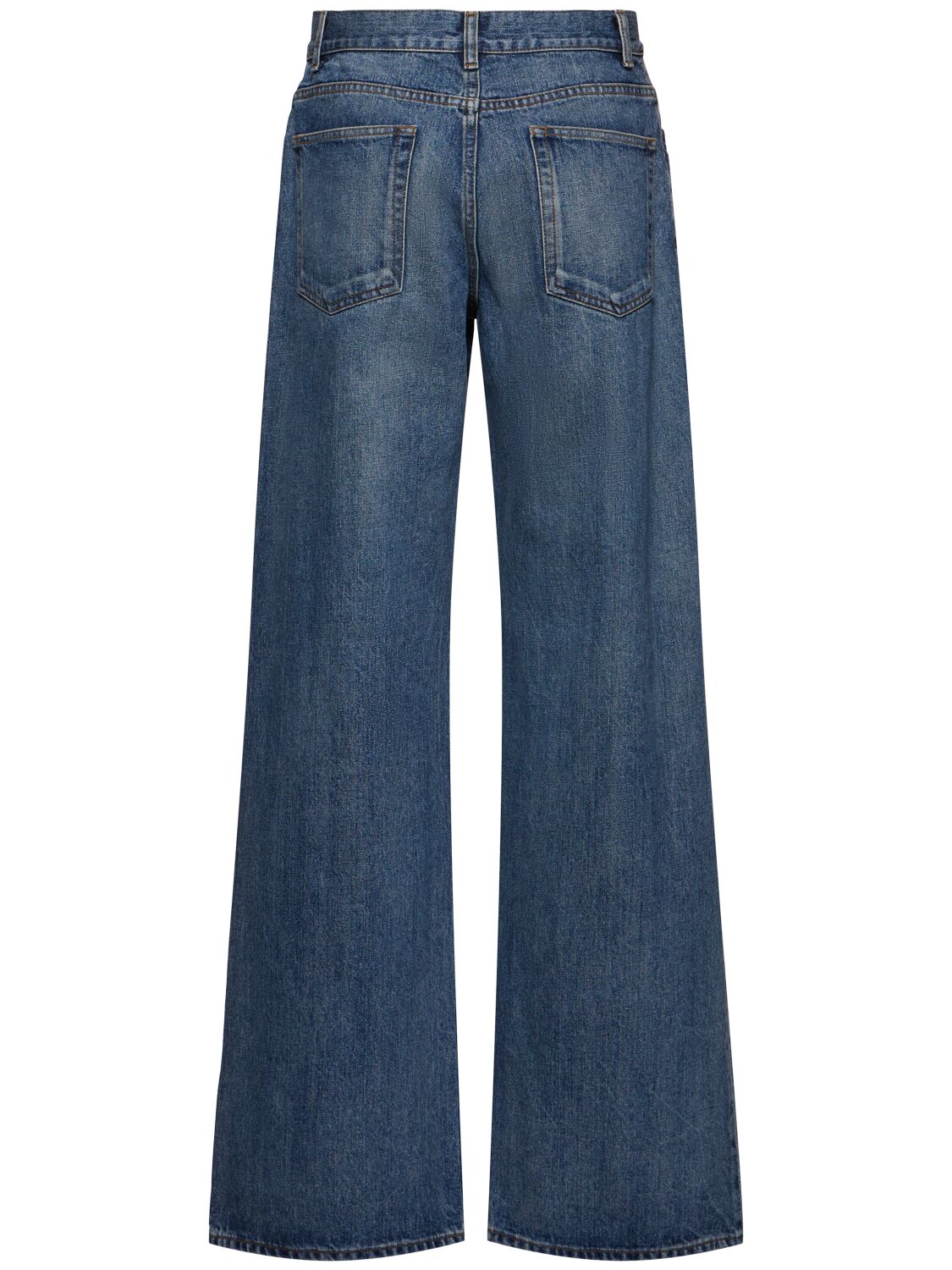 The Row Eglitta Low Rise Boyfriend Jeans In Blue