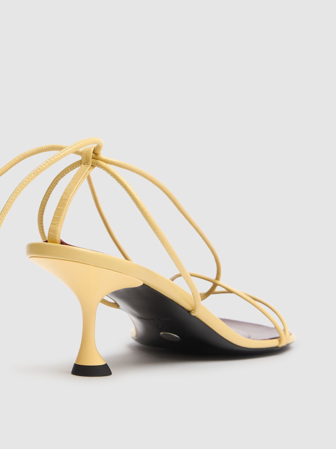 PROENZA SCHOULER 50MM TEE LEATHER SANDALS 