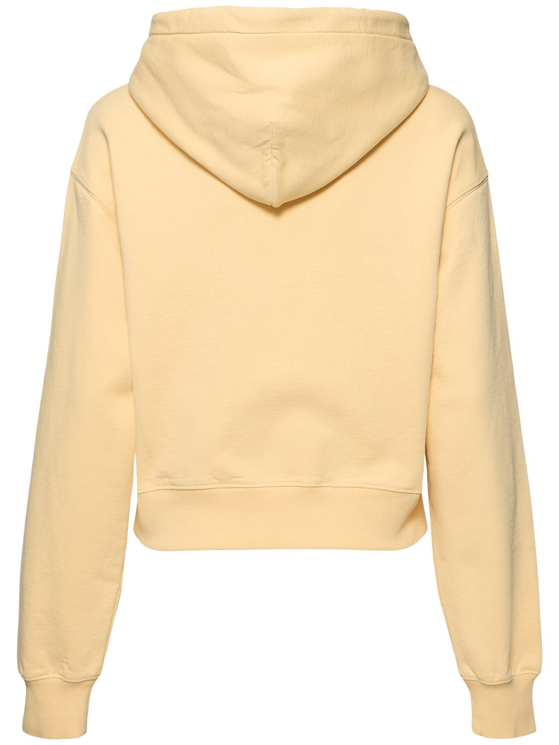 Jacquemus Gros Grain Light Beige Hooded Sweatshirt In 米黄色