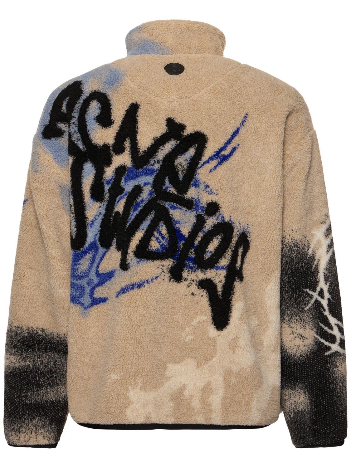 ACNE STUDIOS OVINTA JACUQARD TEDDY CASUAL JACKET 