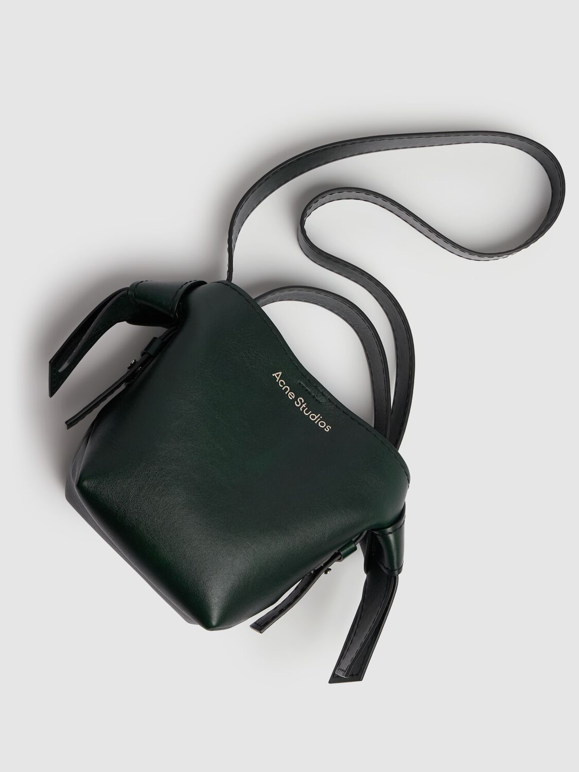 Mini Musubi Leather Top Handle Bag