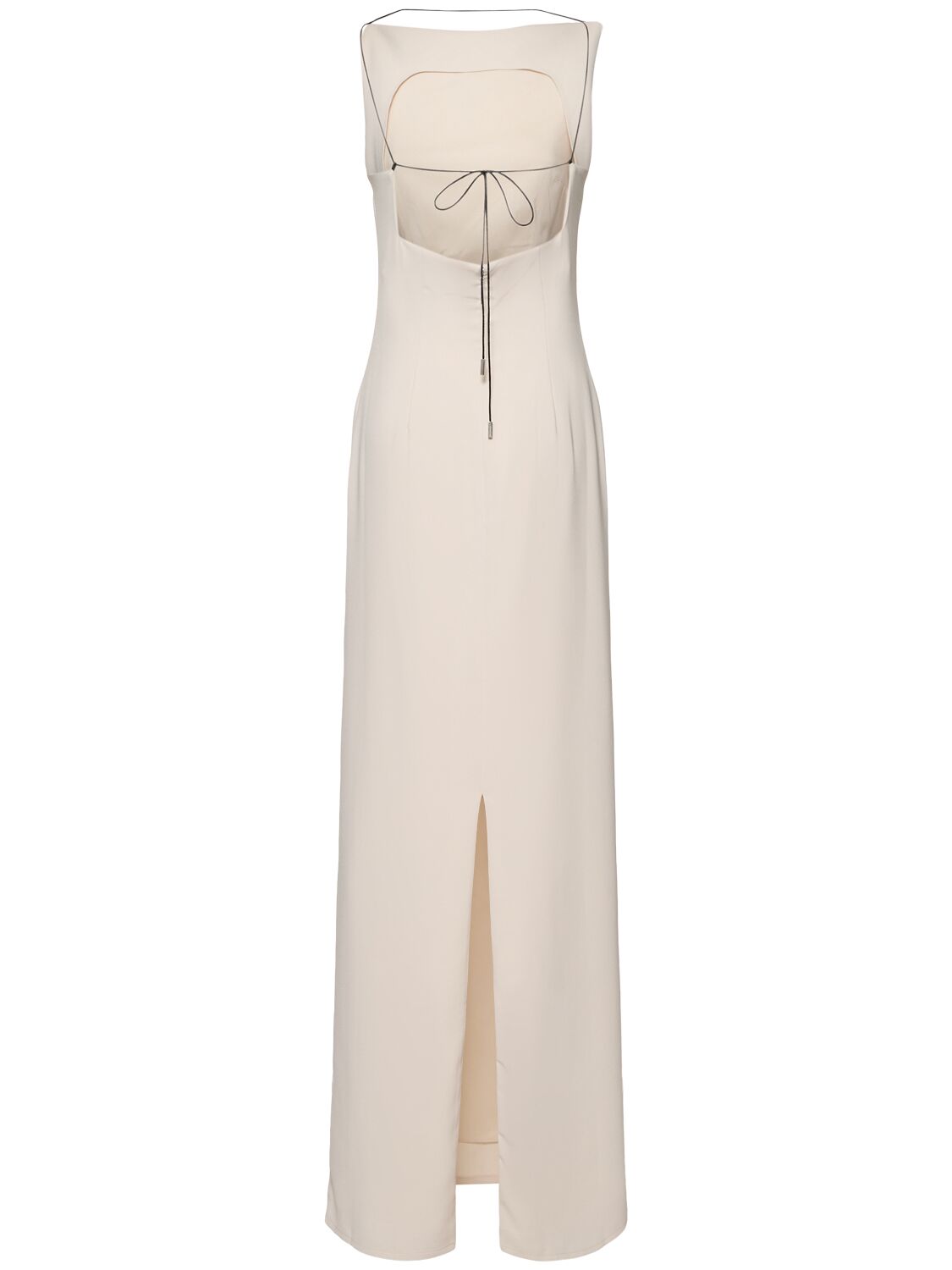16arlington Hebe Crepe Gown In Ivory