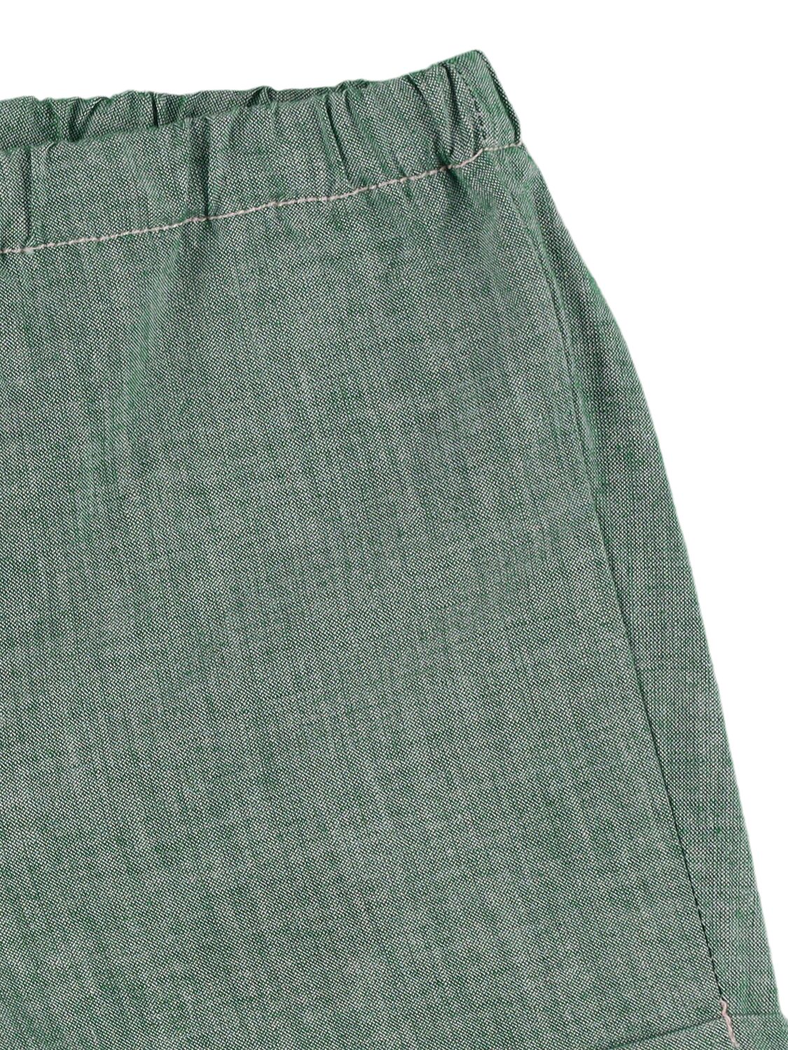 BONPOINT COTTON CHAMBRAY SHORTS 