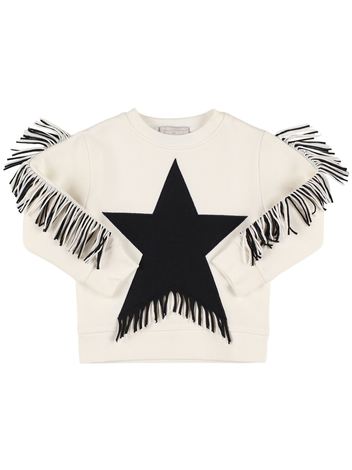 STELLA MCCARTNEY KIDS Star Cotton Crewneck Sweatshirt