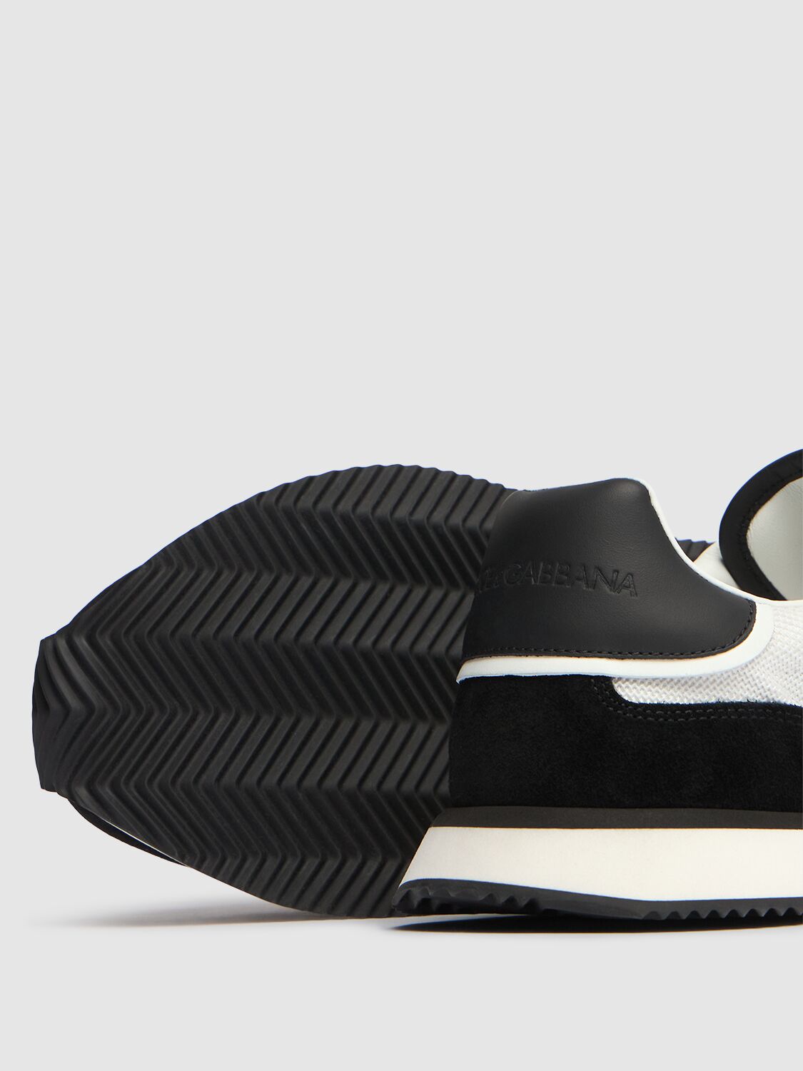 Shop Dolce & Gabbana Dragon Dg Low Sneakers In White/black