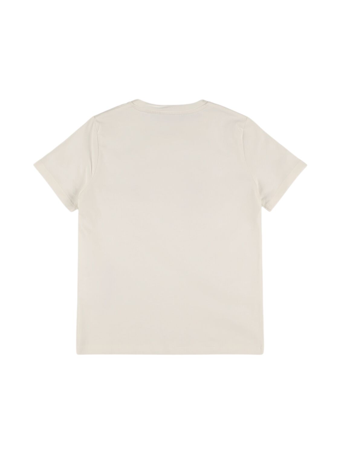 Versace Printed Cotton Jersey T-shirt In White