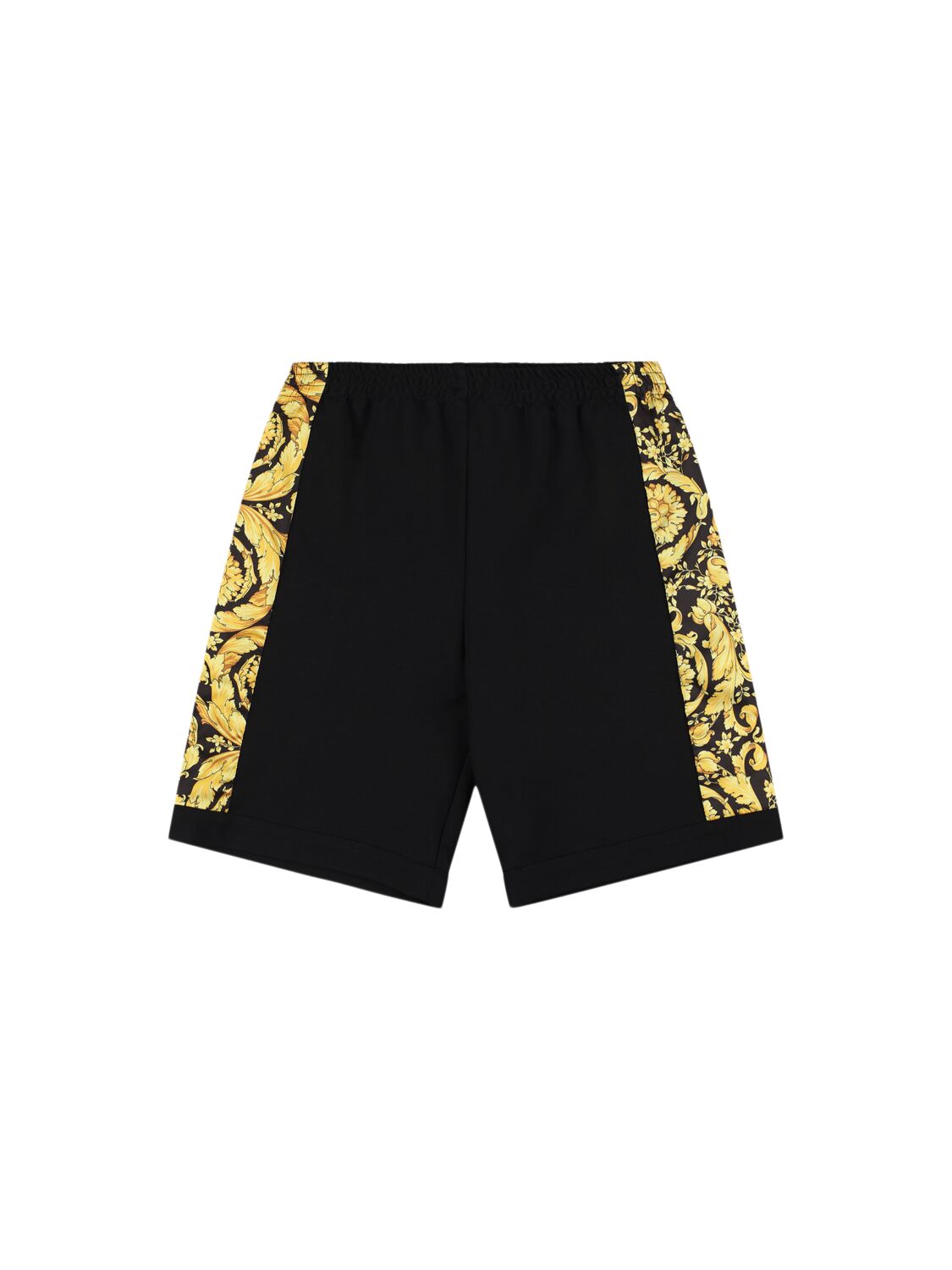 Versace Short Barocco Baby In Black