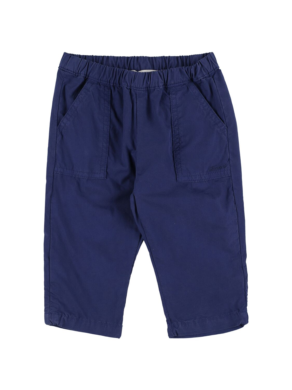 Bonpoint Cotton Poplin Pants In Blue