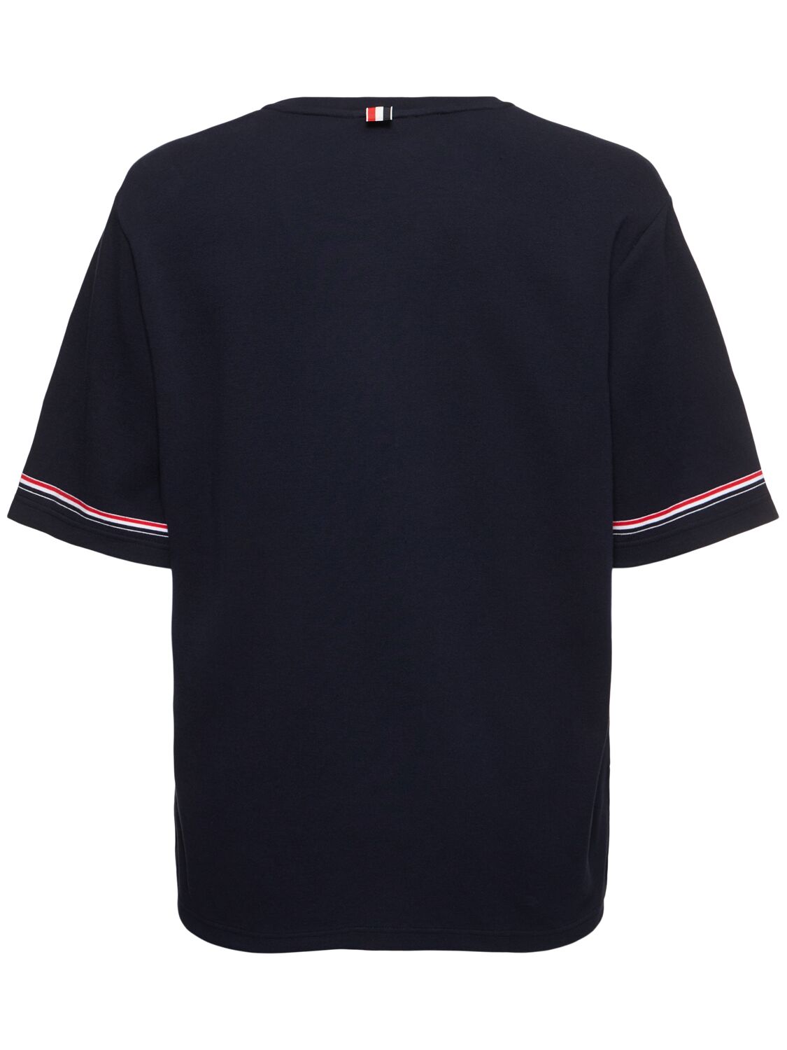 Tシャツ・カットソー THOM BROWNE 25SS Navy Rugby RWB T-Shirt MJS282A J0199 415 RWB STRIPE RUGBY TEE | Thom Browne