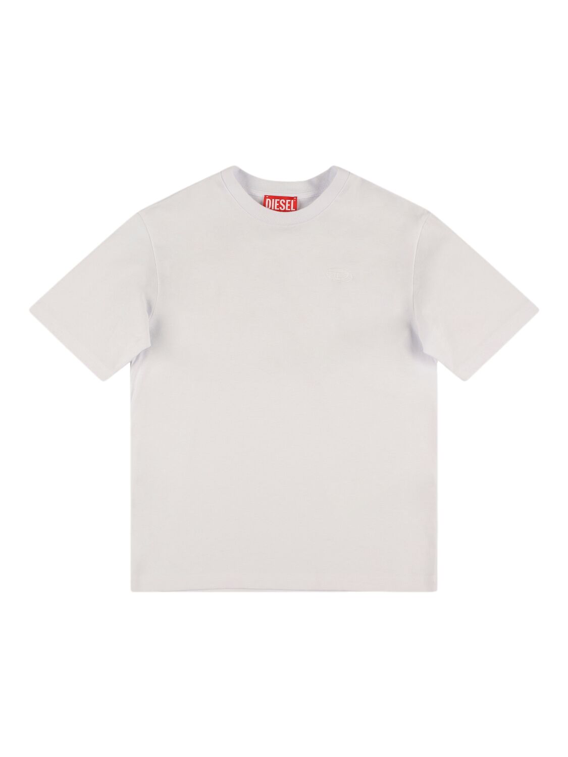 DIESEL KIDS Embroidered Cotton Jersey T-shirt