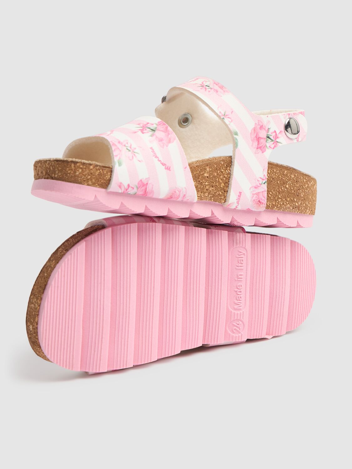 MONNALISA PRINTED SANDALS 