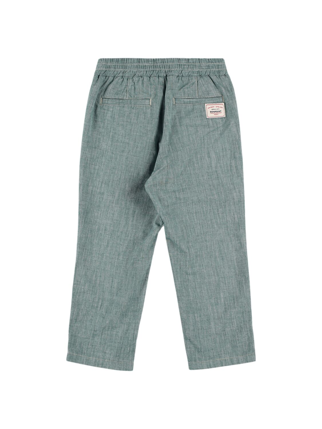 BONPOINT COTTON CHAMBRAY PANTS 