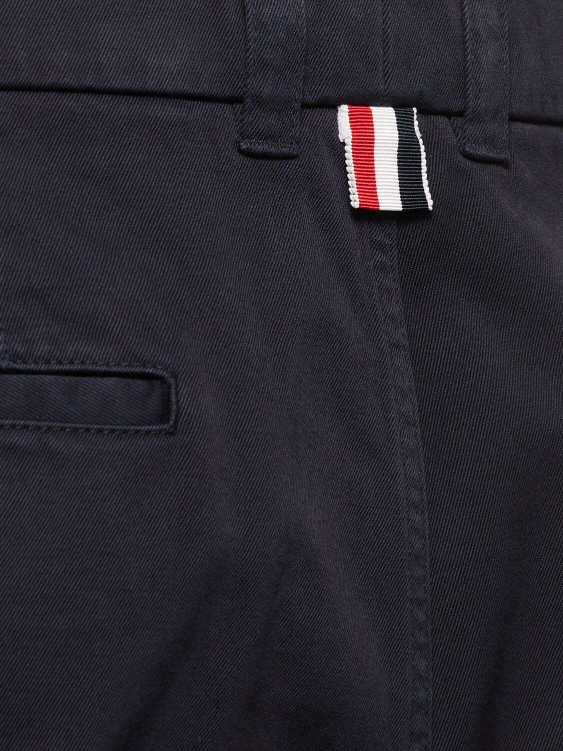 THOM BROWNE UTILITY GARMENT DYED CHINO PANTS 