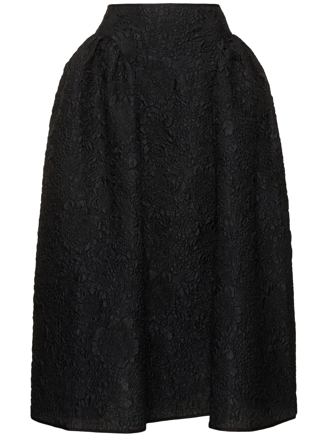 Fabiola Borage Cloqué Midi Skirt