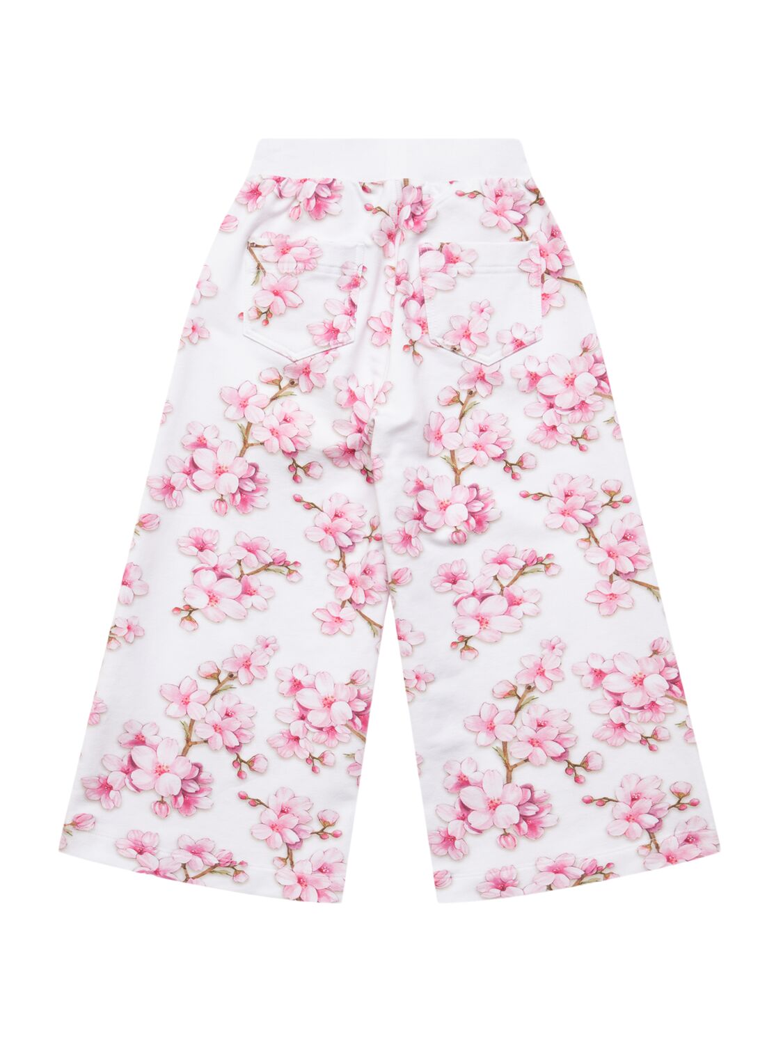 MONNALISA PRINTED COTTON BLEND SWEATPANTS 