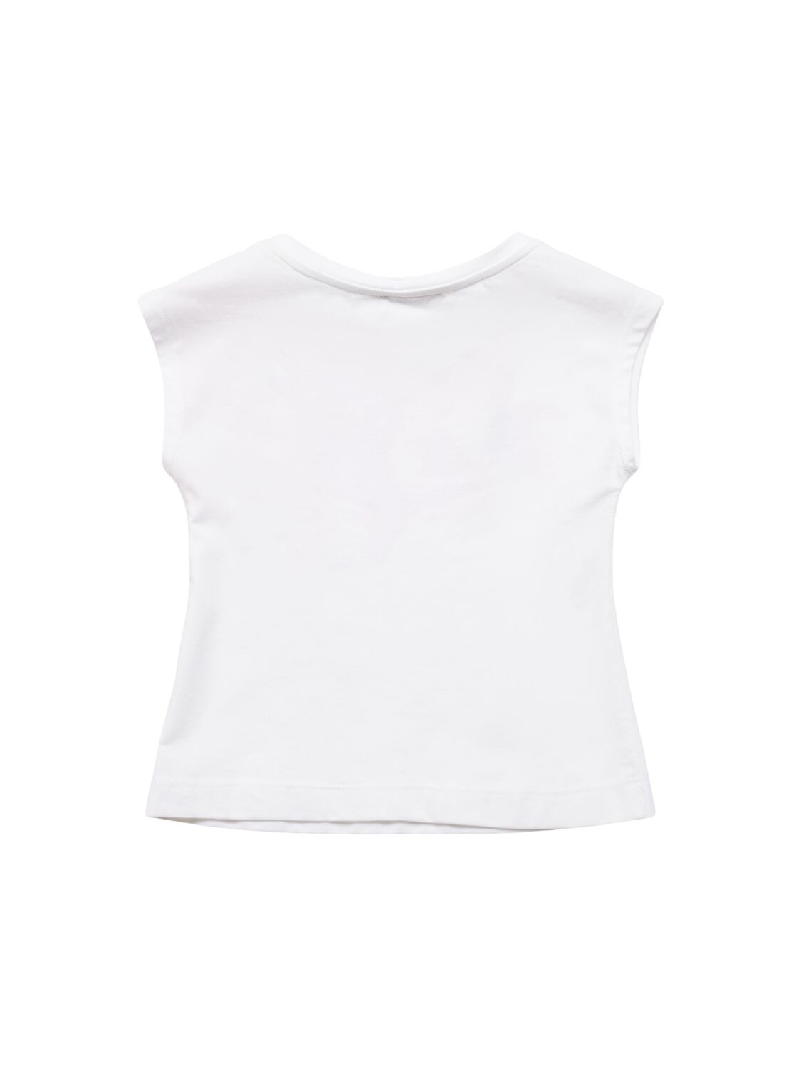 MONNALISA PRINTED COTTON BLEND JERSEY T-SHIRT 