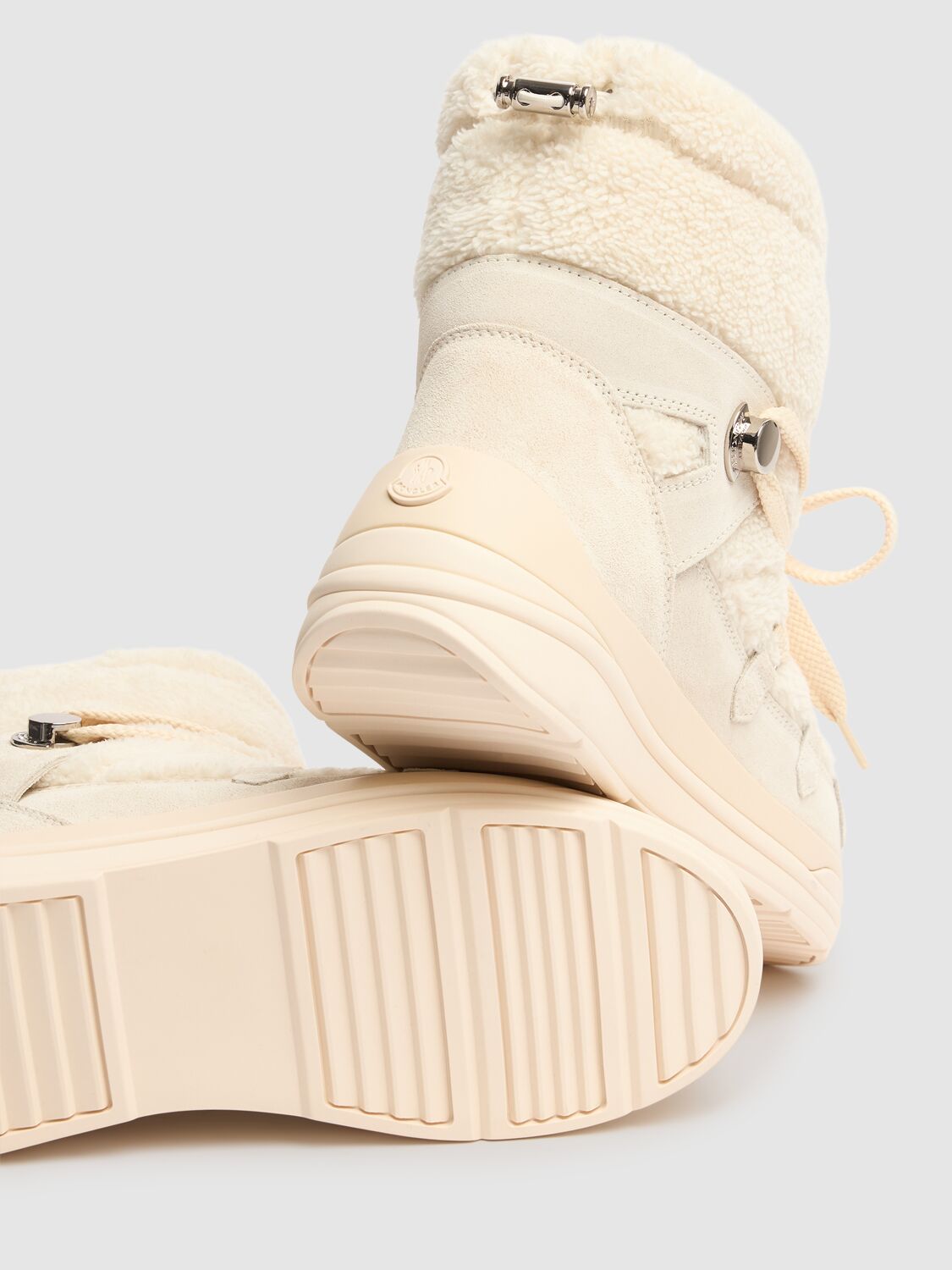 MONCLER TEDDY CAPSULE INSOLUX SUEDE SNOW BOOTS 