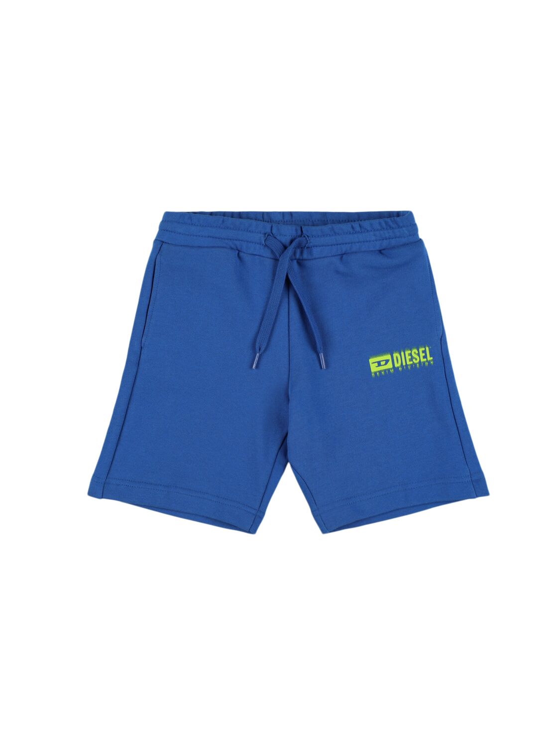 DIESEL KIDS Cotton Sweat Shorts W/ Logo