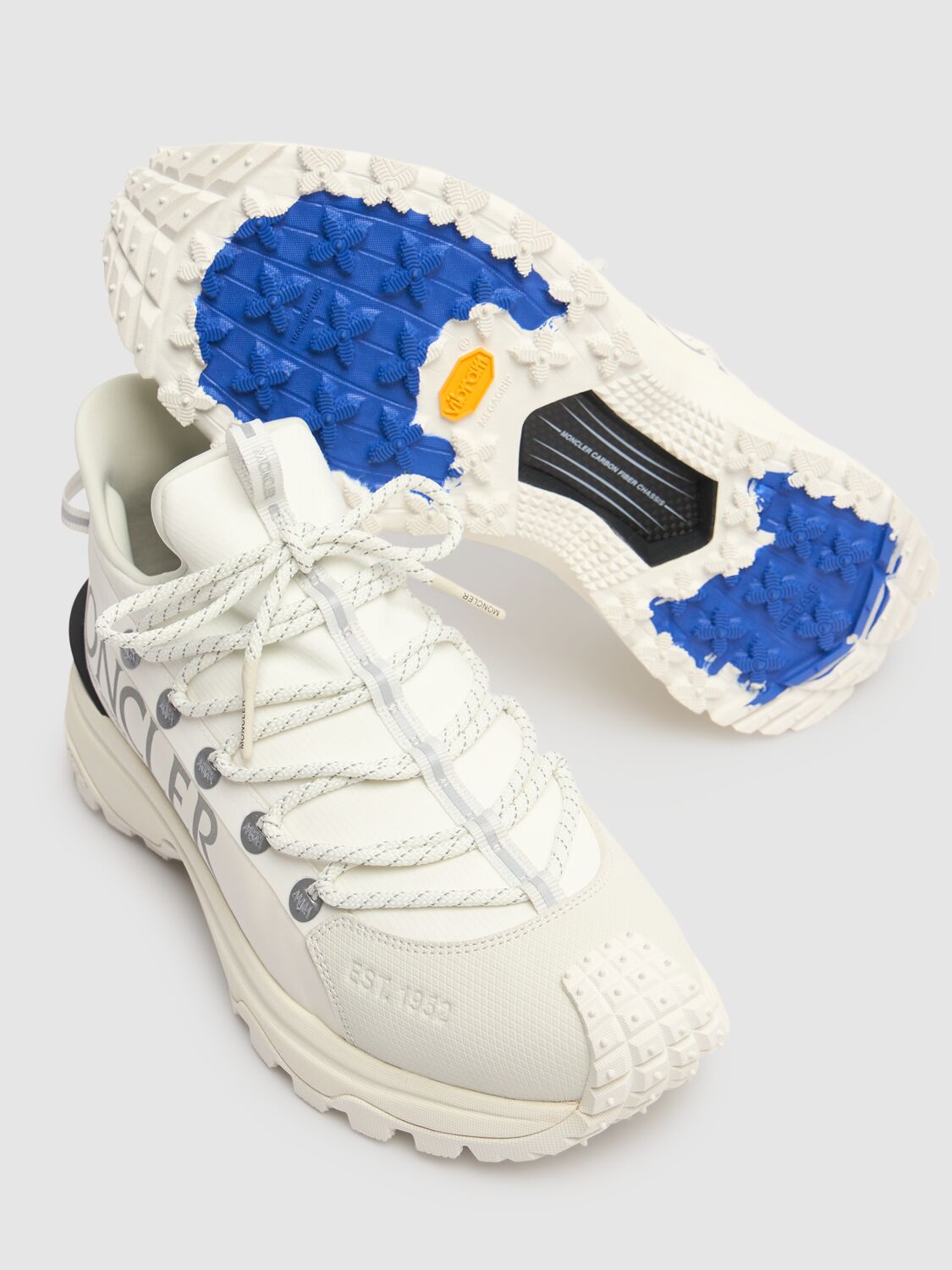 Shop Moncler 4cm Trailgrip Lite 2 Tech Sneakers In White
