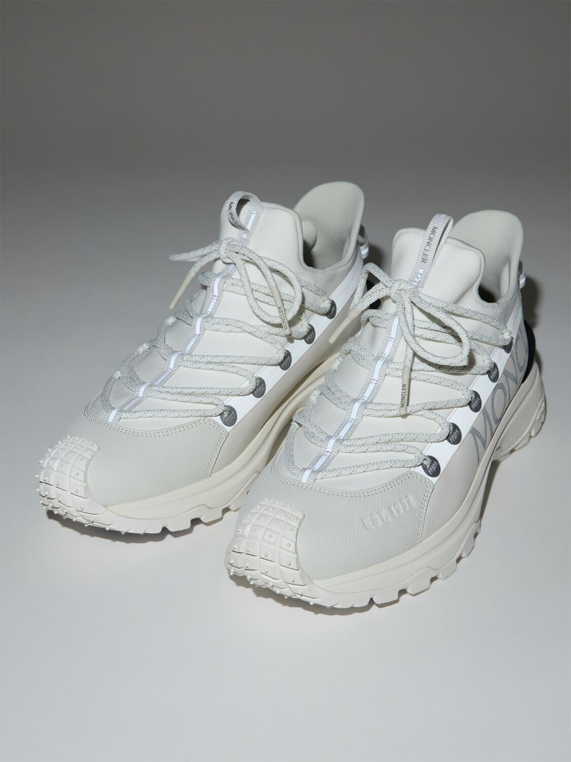 Shop Moncler 4cm Trailgrip Lite 2 Tech Sneakers In White