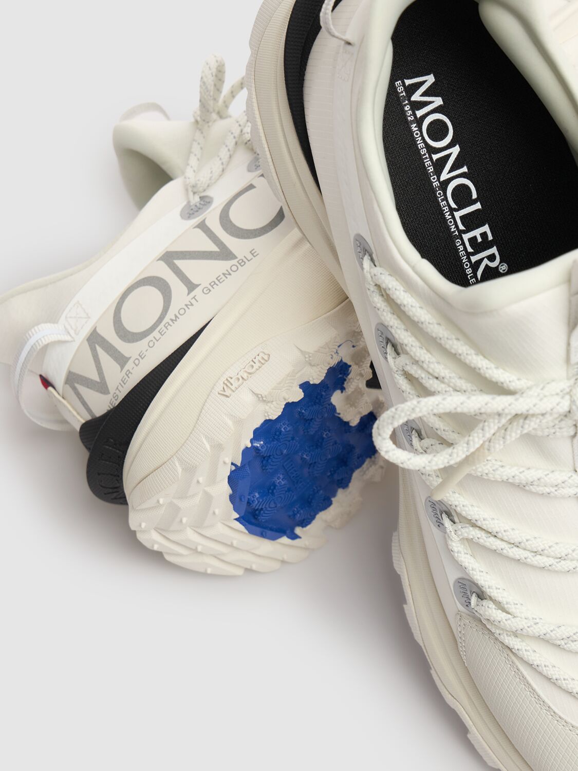 Shop Moncler 4cm Trailgrip Lite 2 Tech Sneakers In White
