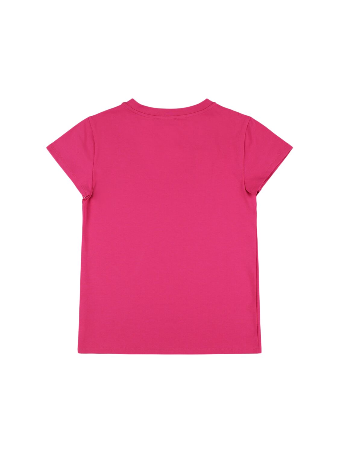 BALMAIN PRINTED COTTON JERSEY T-SHIRT 