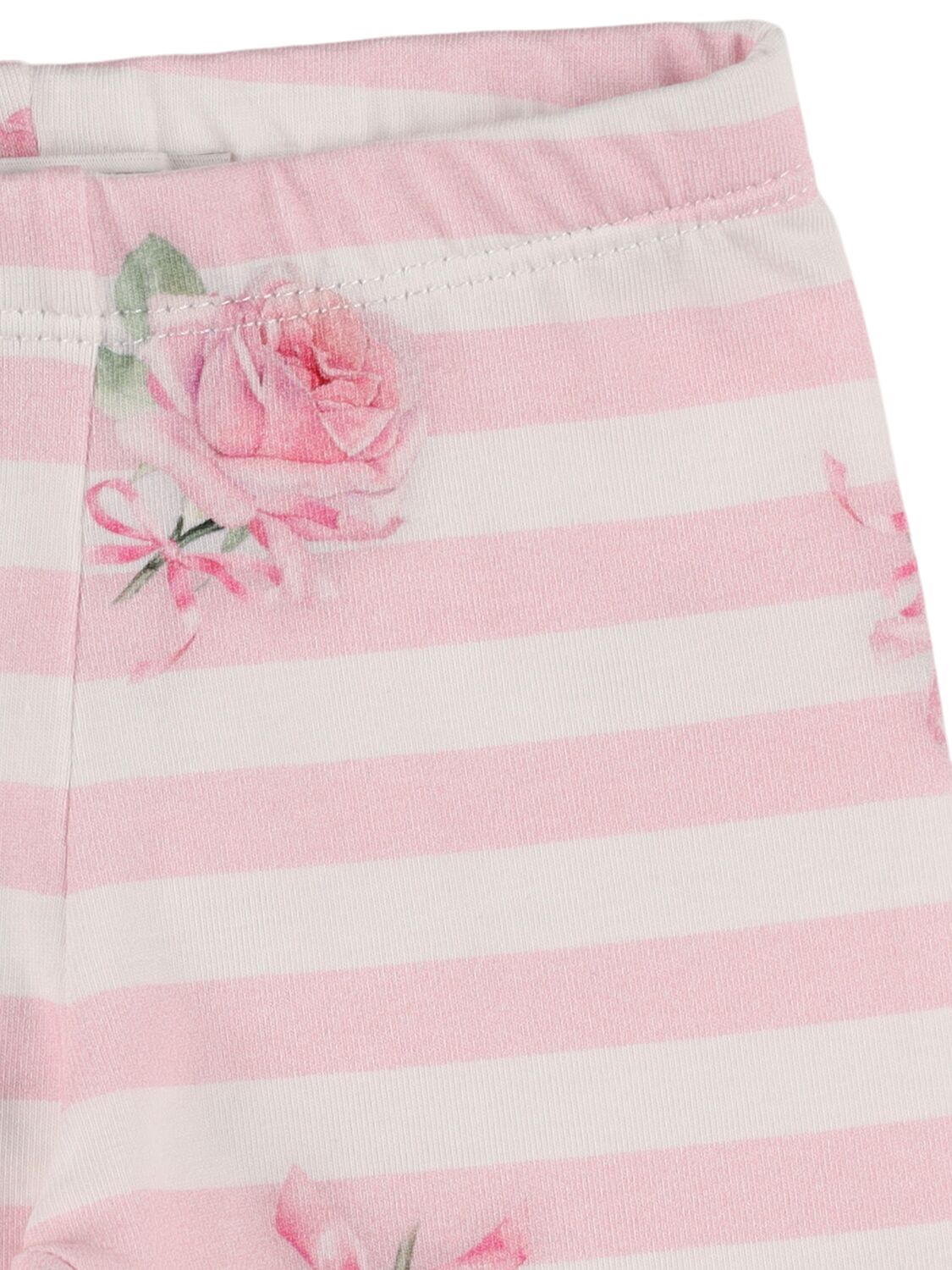 MONNALISA PRINTED COTTON BLEND T-SHIRT & LEGGINGS 