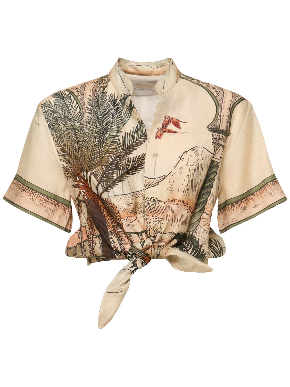 Traveling The Caribbean Crop Shirt