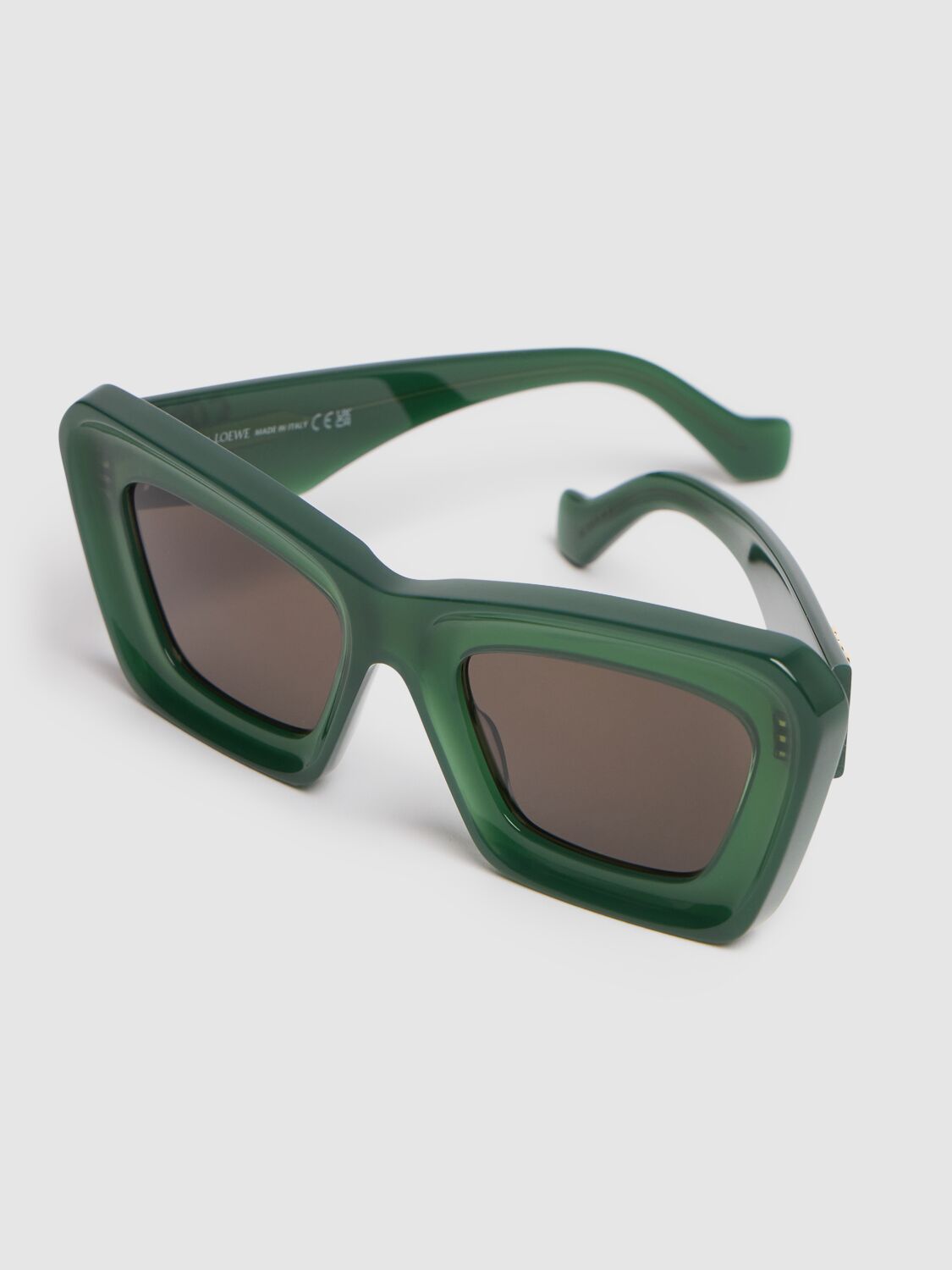 【送料&関税込】Loewe Lw40145i Anagram 96e Shiny Dark Green Loewe LW40117I 96N | Inflated Green Square Sunglasses - US