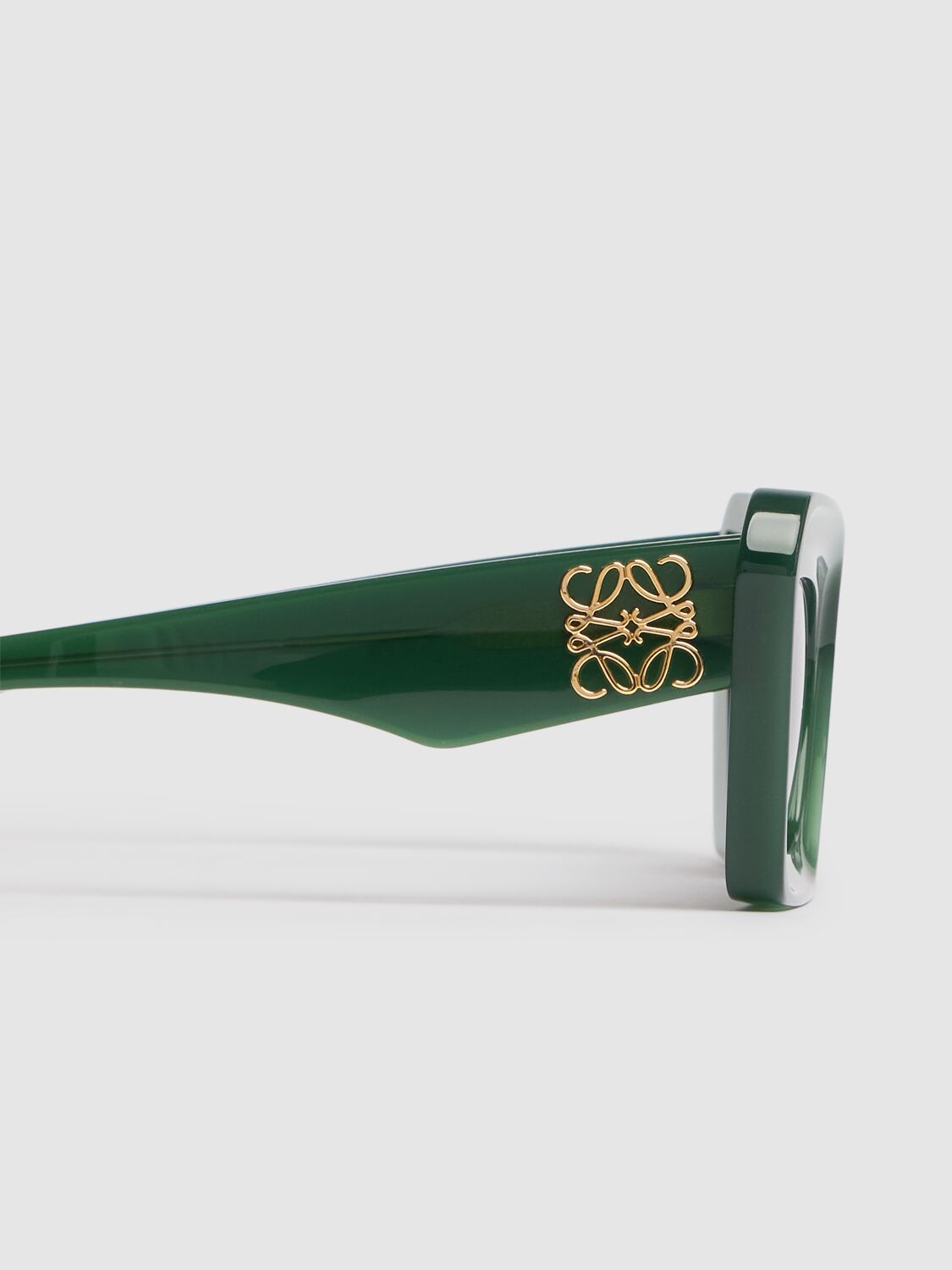 Loewe Lw40145i Anagram 96e Shiny Dark Green Sunglasses