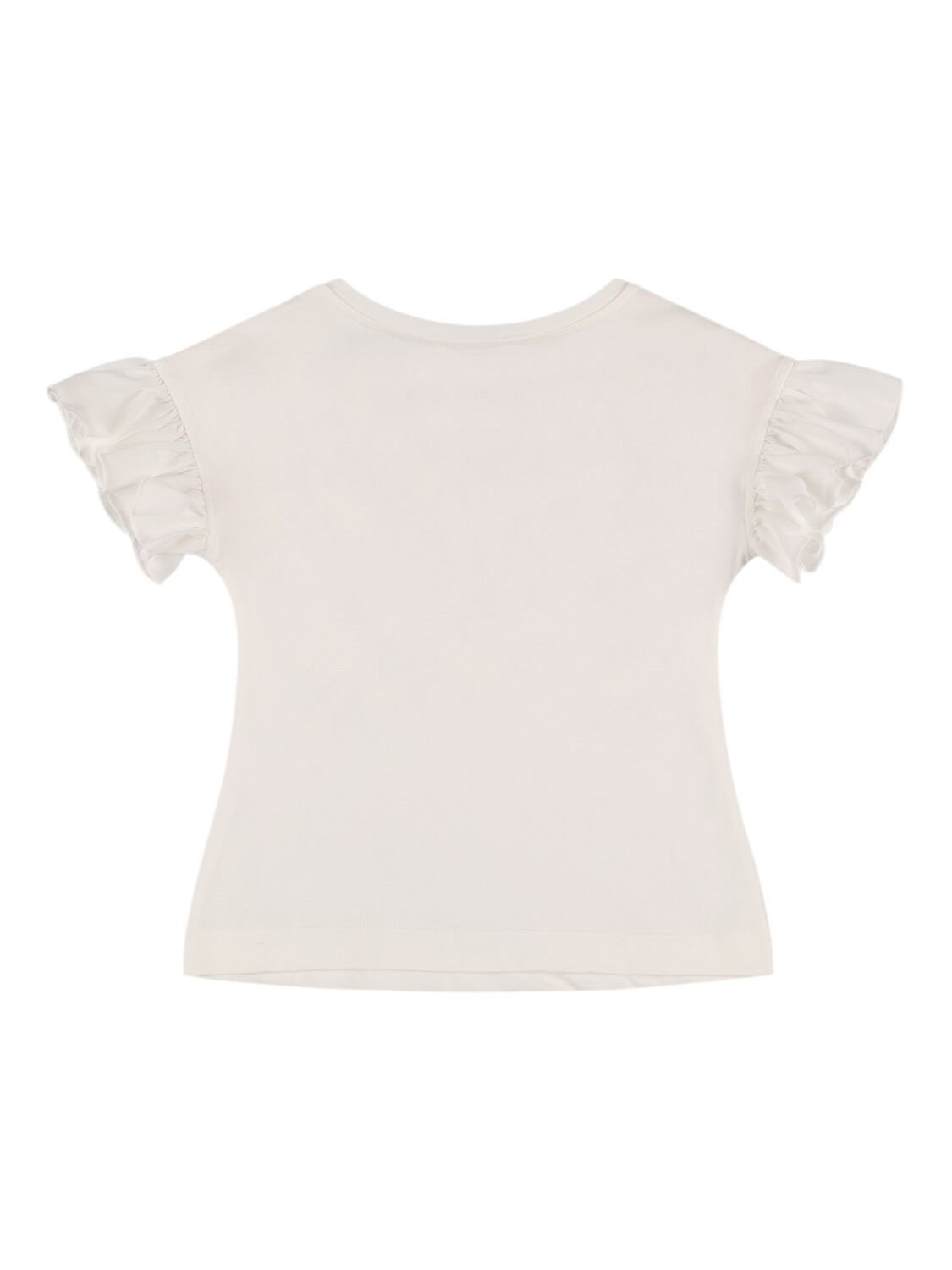 MONNALISA PRINTED COTTON BLEND JERSEY T-SHIRT 