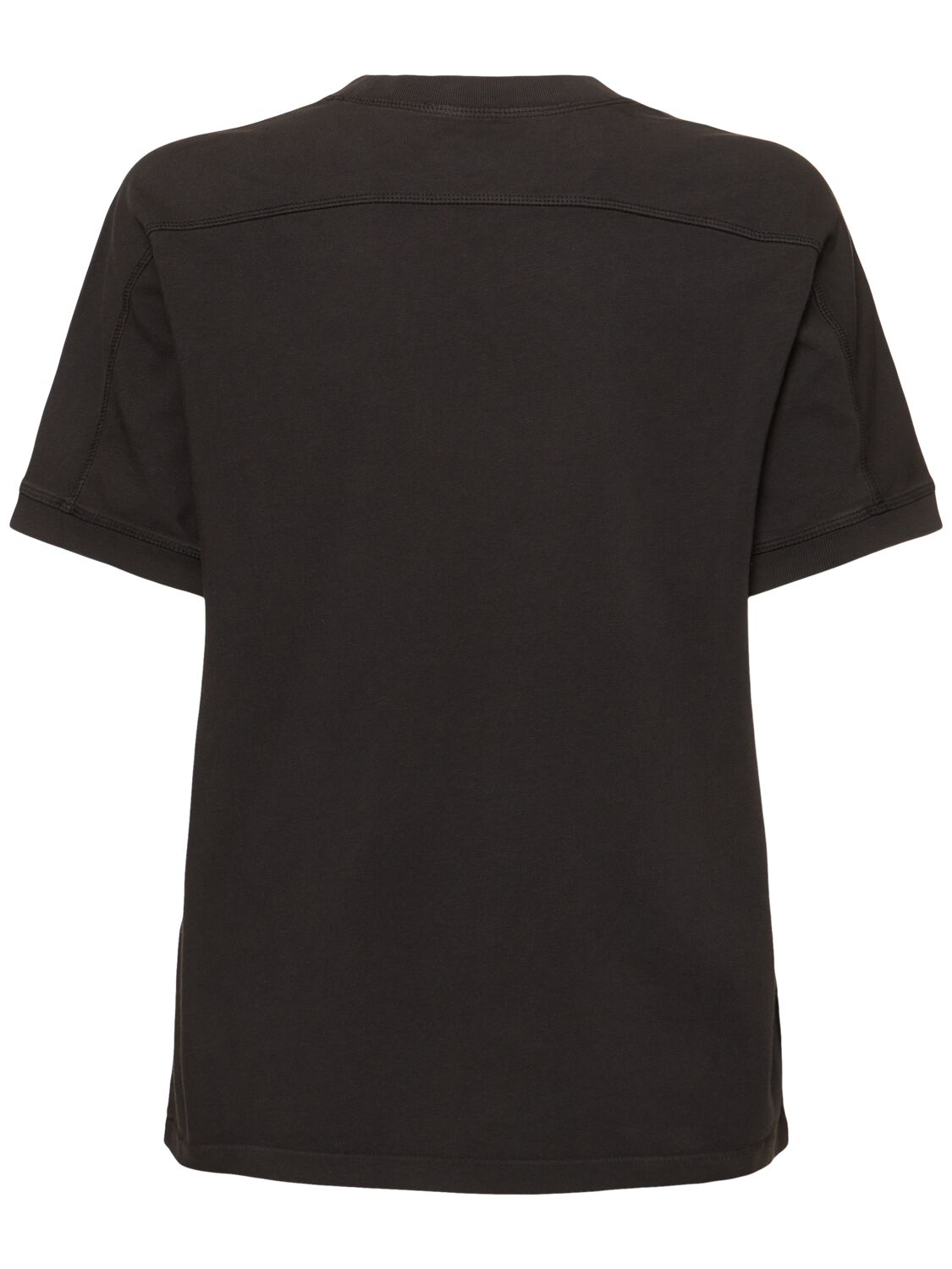 Shop Anine Bing Jaylin Logo Jersey T-shirt In Black