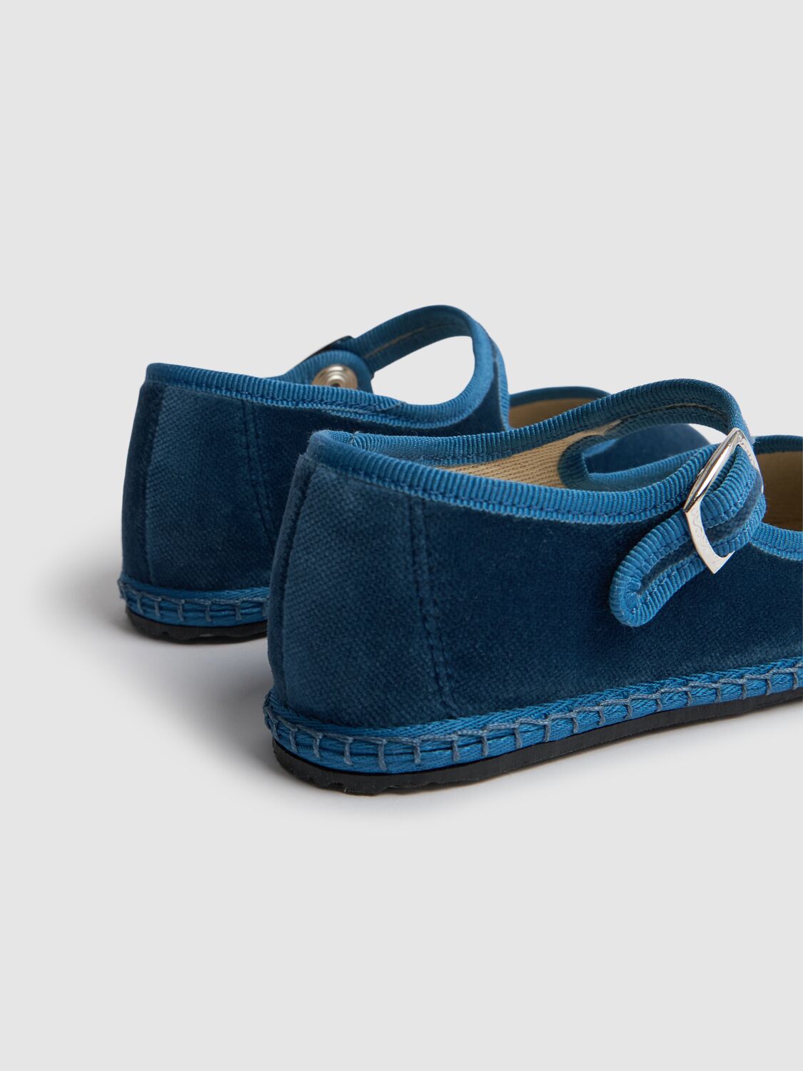 VIBI VENEZIA COTTON VELVET MARY JANE LOAFERS 