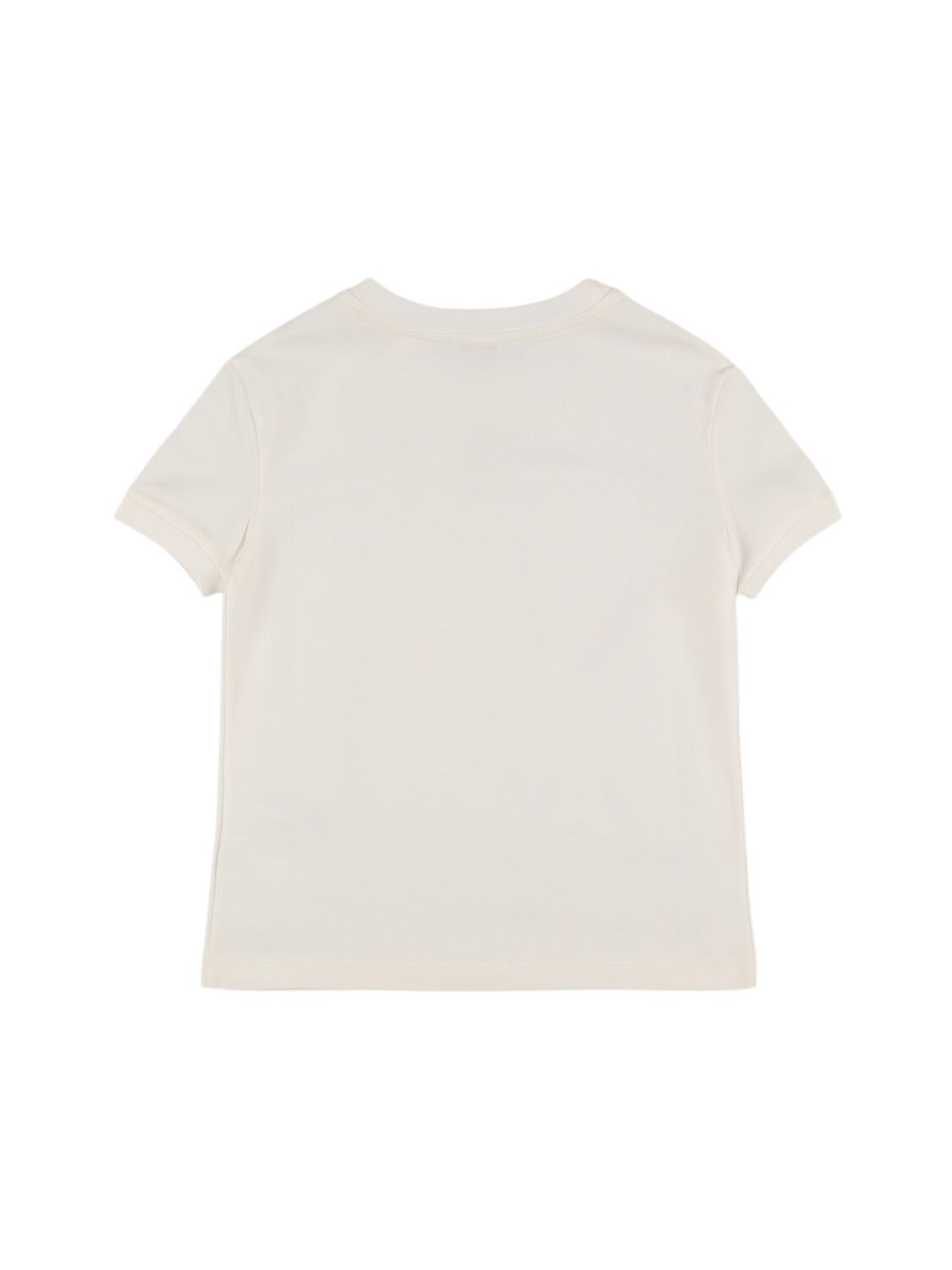 Dolce & Gabbana Logo Cotton Jersey T-shirt In White