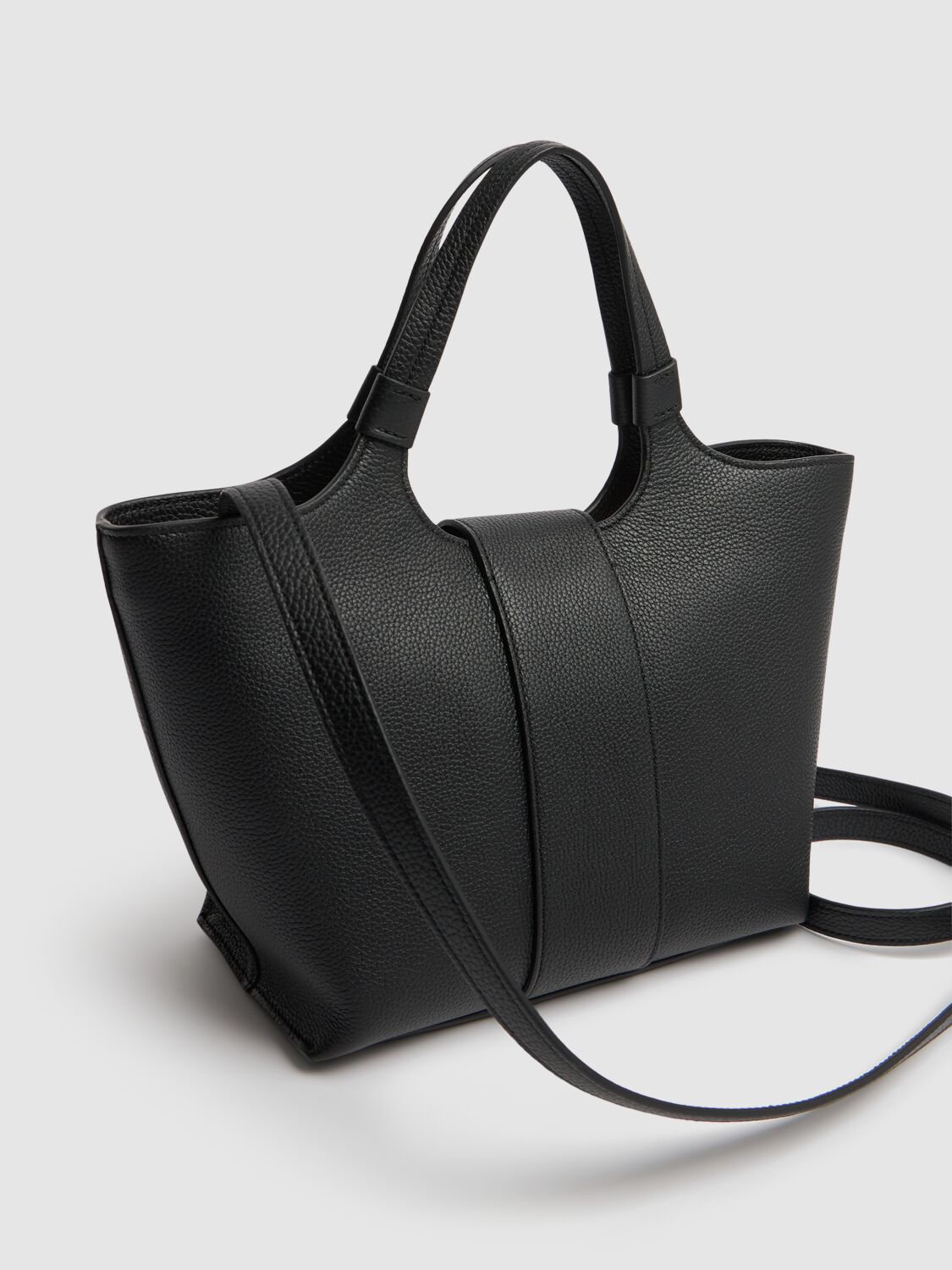Roger Vivier Mini Grand Viv Choc Tote Bag In Black