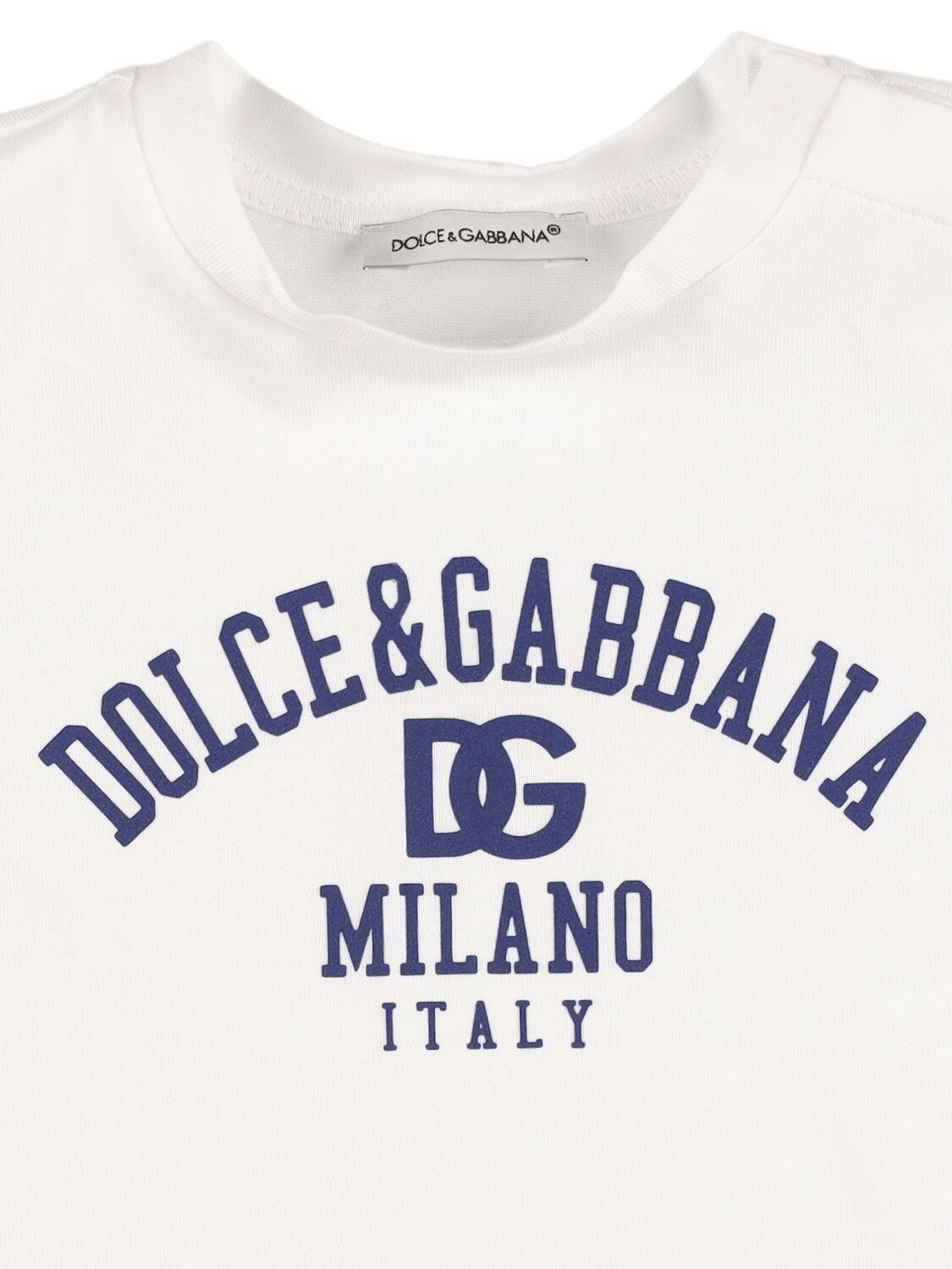 Dolce & Gabbana Little Kid's & Kid's Logo Variantea Short-sleeve T-shirt In White