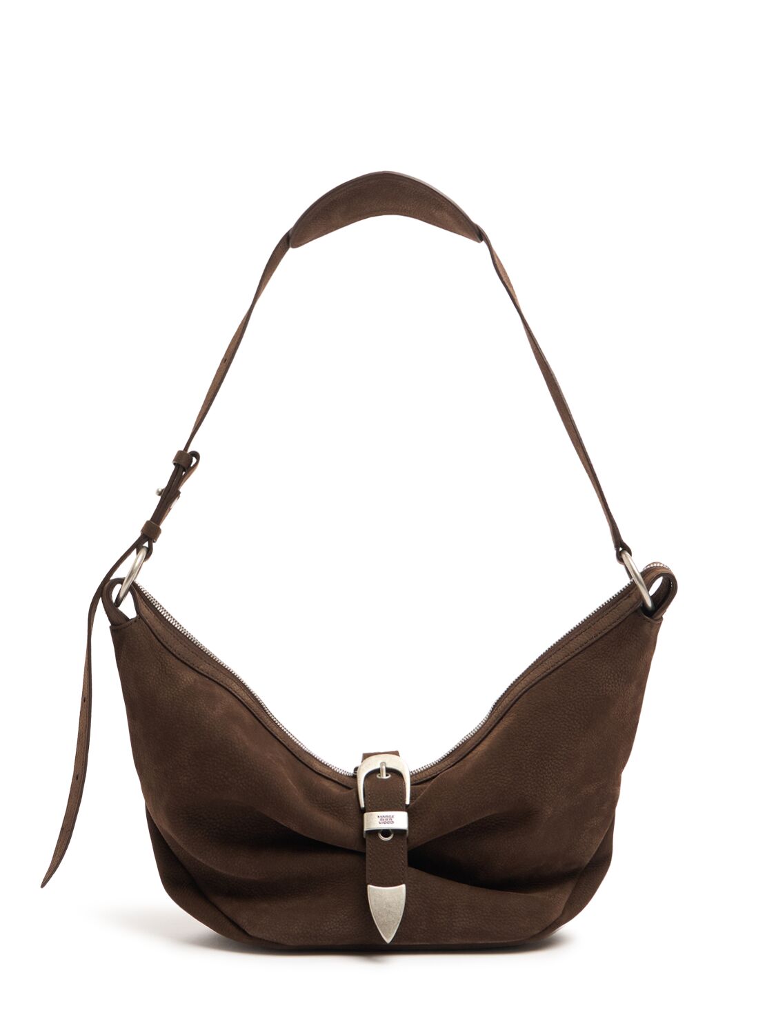 MARGESHERWOOD Medium Belted Nubuck Shoulder Bag