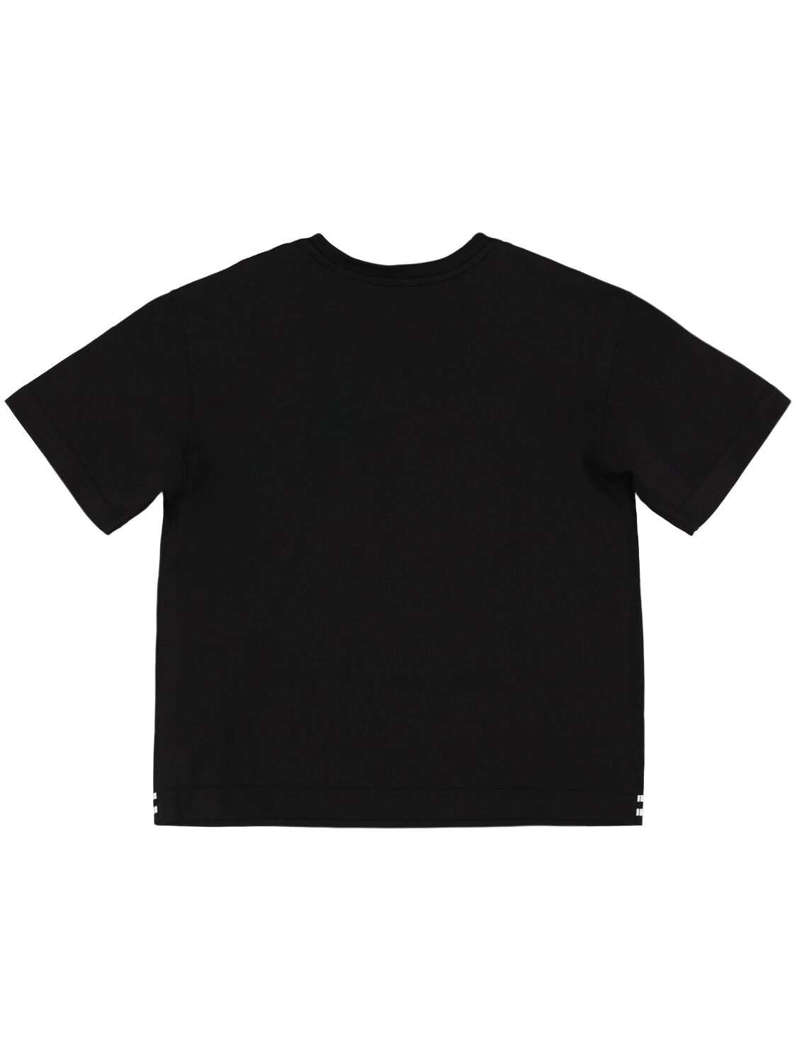 Dolce & Gabbana Printed Cotton Jersey T-shirt In Black
