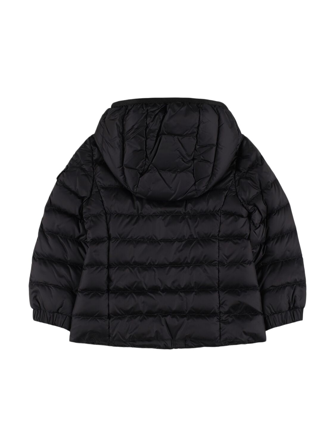 Moncler Gles Nylon Down Jacket In Black