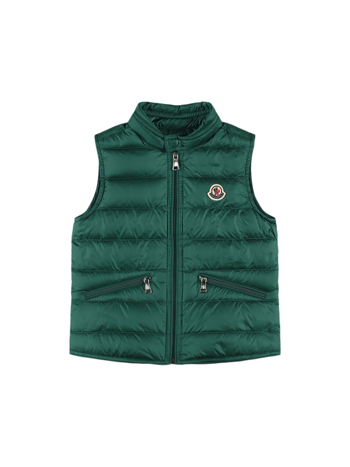 Moncler Gui Nylon Packable Down Vest In Emerald