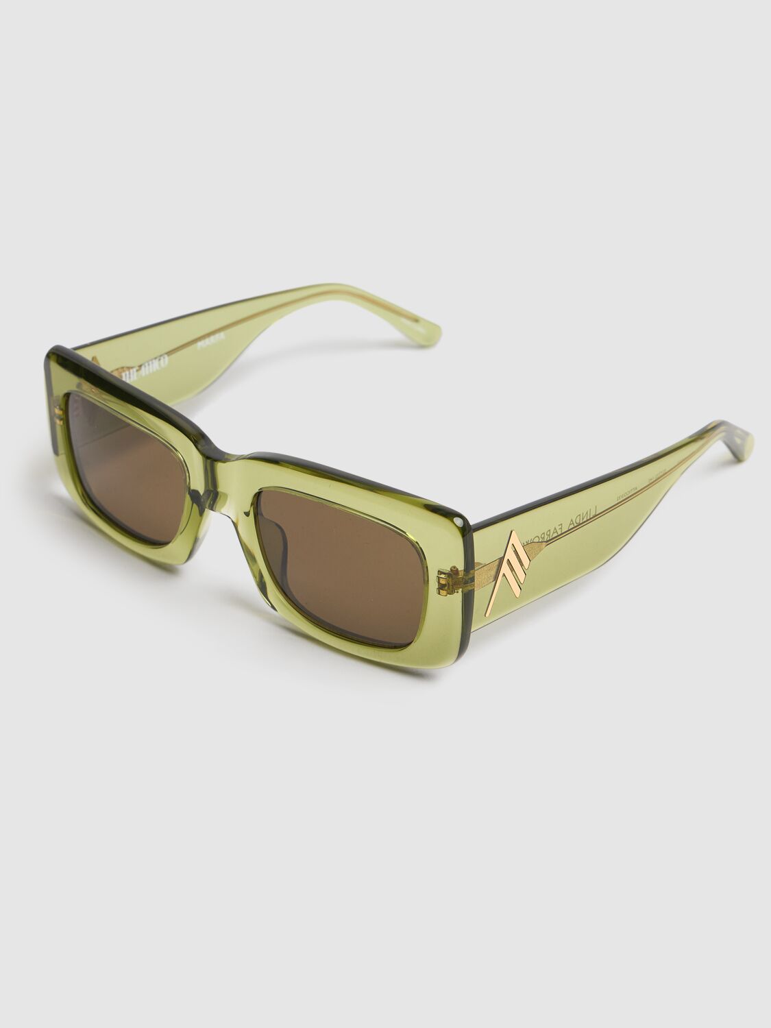 ATTICO MARFA SQUARED ACETATE SUNGLASSES 
